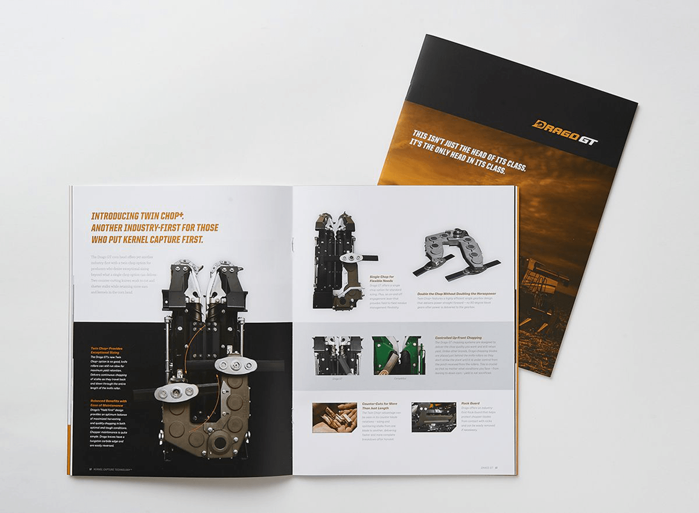 DragoGT Brand Brochure Twin Chop Interior Page