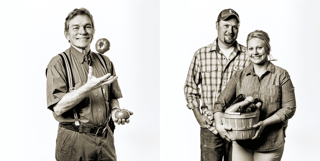 Tomato and Squash Grower Portraits