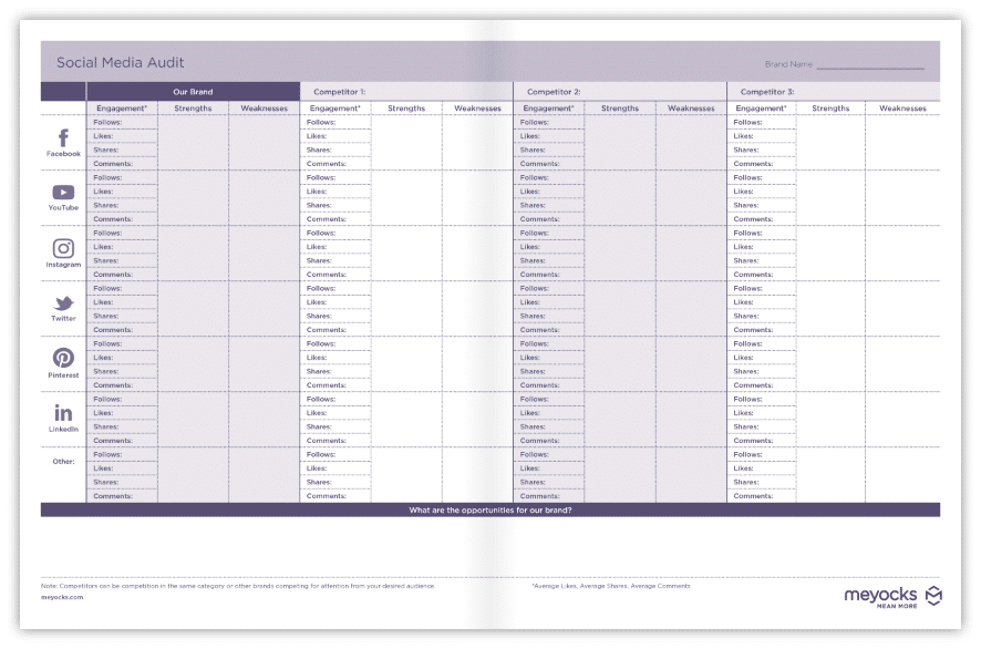 Social Media Audit